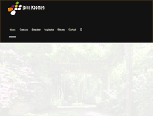 Tablet Screenshot of johnkoomen.nl